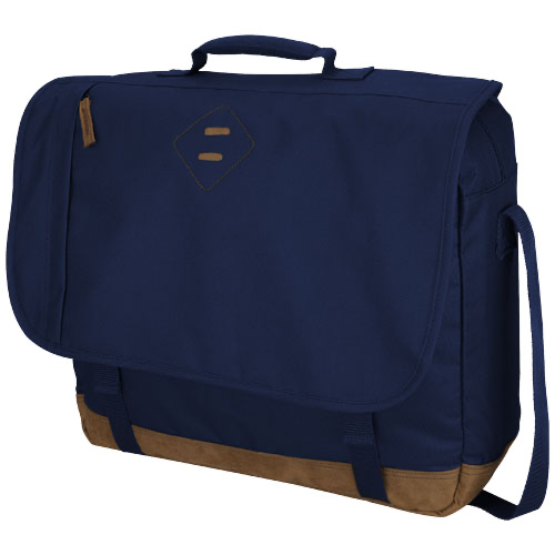 Chester 15.4'' laptop messenger bag in navy