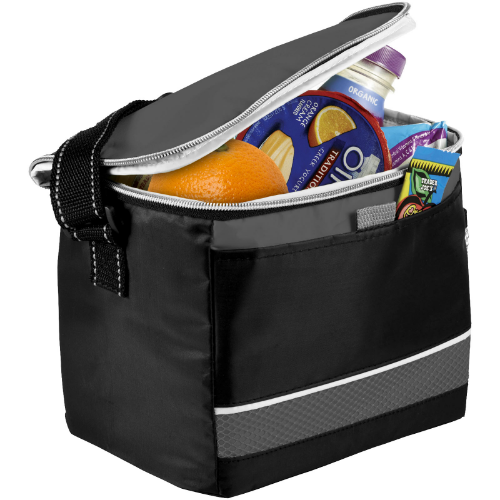 Levy sports cooler bag in black-solid-and-royal-blue