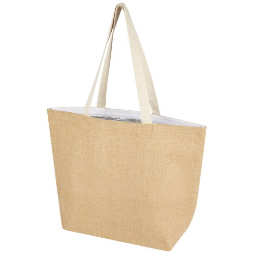 Juta 300 g/m² jute cooler tote bag 12L in 