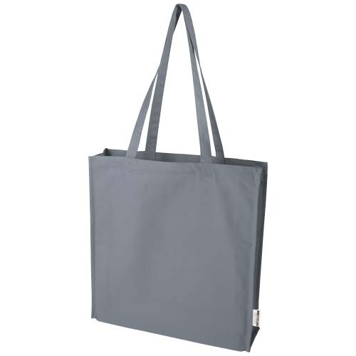 Florida 270 g/m² GRS recycled gusset tote bag 14L in 