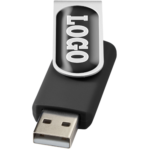 Rotate-doming 4GB USB flash drive in 