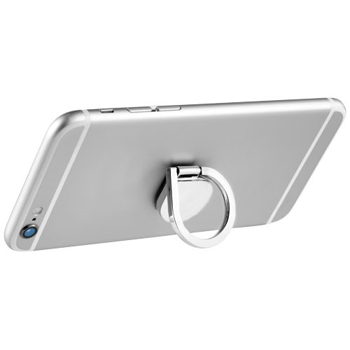 Cell aluminium ring phone holder in Silver