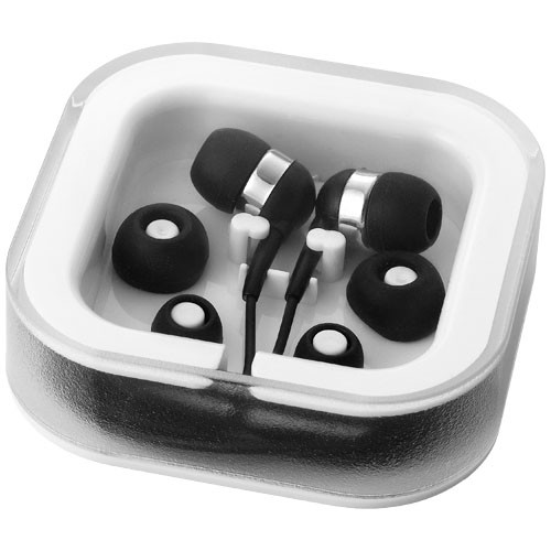 Sargas earbuds with microphone in white-solid