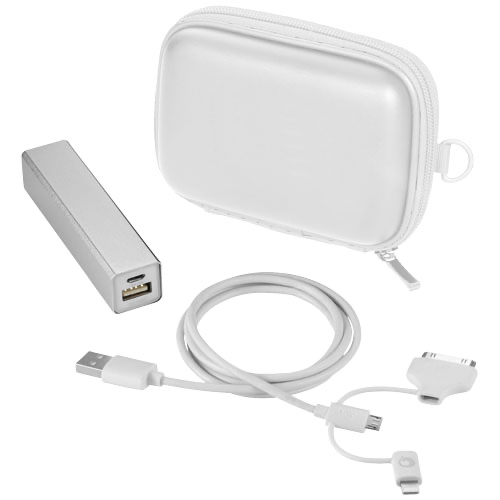 Volt power kit with MFi 3-in-1 cable in white-solid