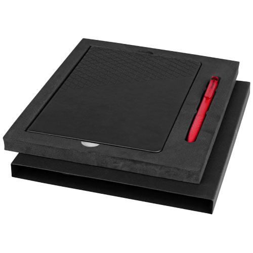 A5 Notebook Gift set Box in black-solid