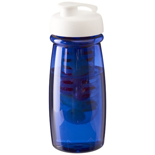 H2O Pulse® 600 ml flip lid sport bottle & infuser
