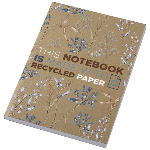 Novella Austen A5 recycled soft cover kraft notebook - 100 sheets in Natural