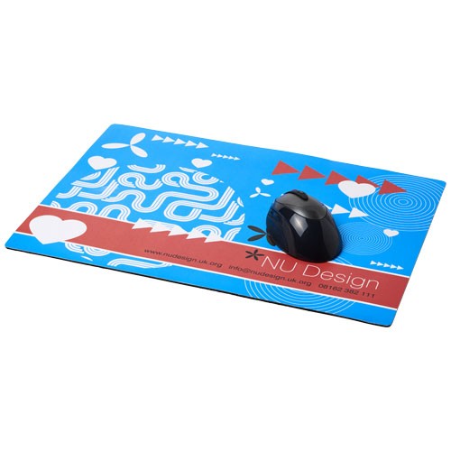Q-Mat® A2 sized desk mat in Solid Black