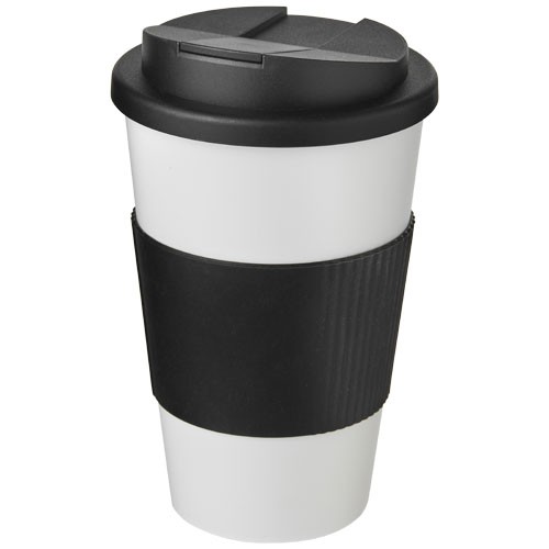Americano® 350 ml tumbler with grip & spill-proof lid in 
