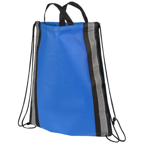 Download Reflective Non-woven Drawstring Backpack | Merchandise Ltd