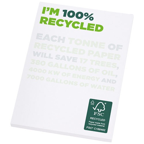 Desk-Mate® A7 recycled notepad in 