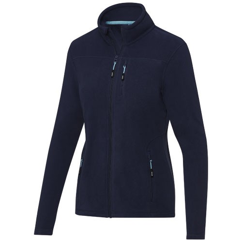 Amber women's GRS recycled full zip fleece jacket in 