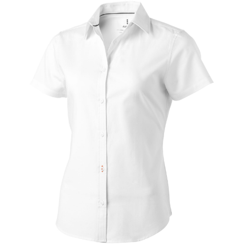 Manitoba short sleeve ladies Shirt in white-solid
