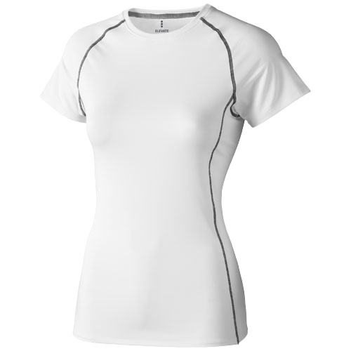 Kingston short sleeve women's cool fit t-shirt in white-solid