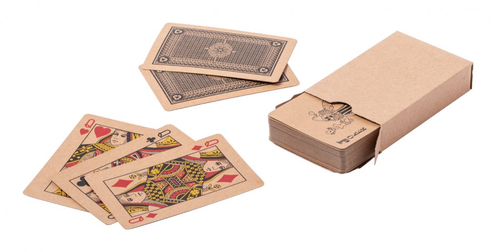 recycled paper playing cards