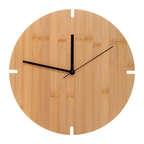bamboo wall clock