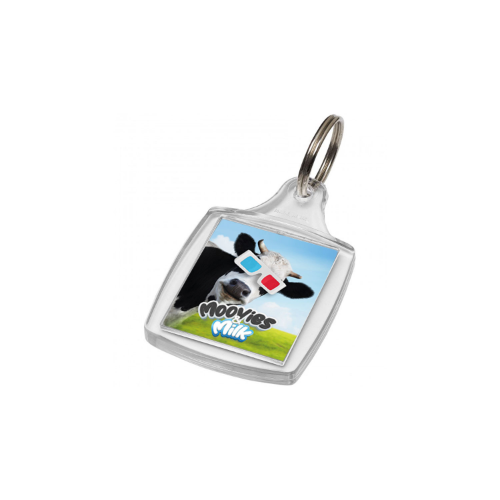 Acrylic Insert Keyring - A5 - 73mm X 46mm