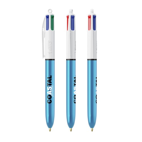 BIC® 4 Colours Shine ballpen