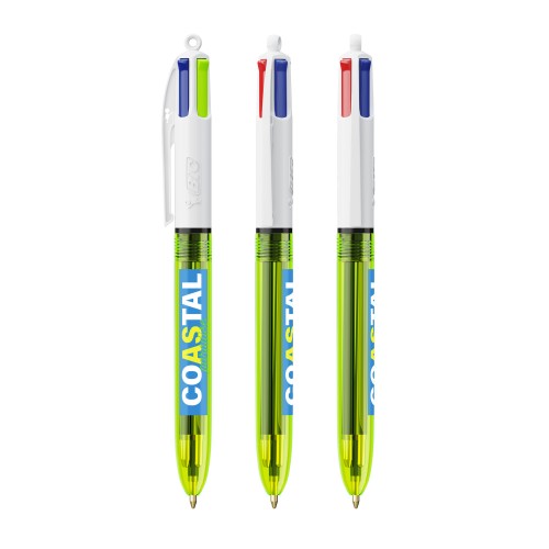 BIC® 4 Colours Fluo ballpen