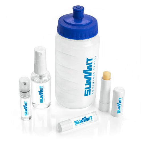 6pc Plastic Sports Water Bottle Set  (Inc 1-colour To Bottle)