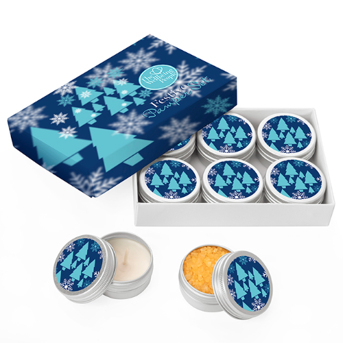 6 Christmas Treats In A Printed Box
