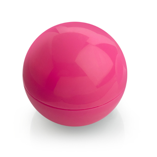 Pink Ball Shaped Lip Balm
