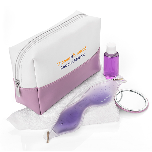 Wellbeing Spa Set in Purple and White Bag