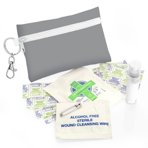 Travel First Aid Kit Pouch with Clip