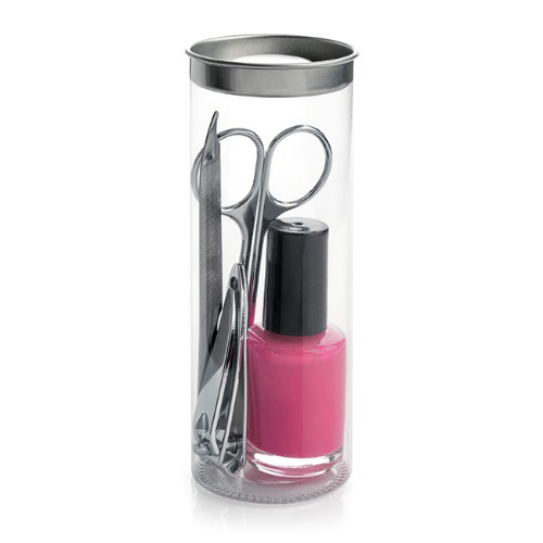 4pc Manicure Set including a Nail Polish in a Tube
