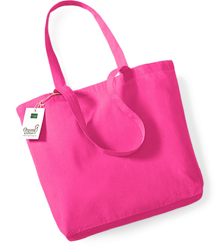 Westford Mil Organic Cotton Shopper In Fuchsia