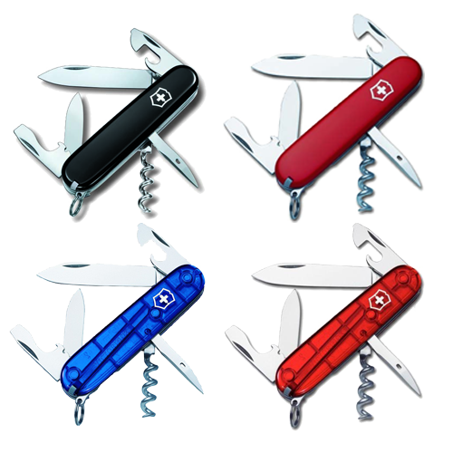 Victorinox Spartan Swiss Army Knife in translucent-red