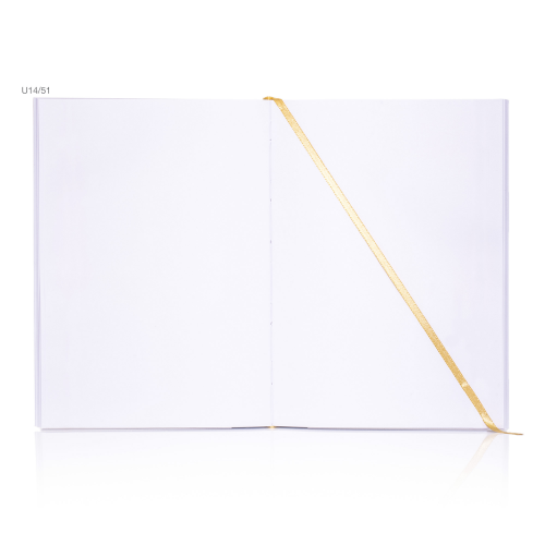 A5 Plain Paper Notebook White Book Block Only
