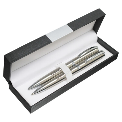 Ventura Stainless Steel Pen and Pencil Set