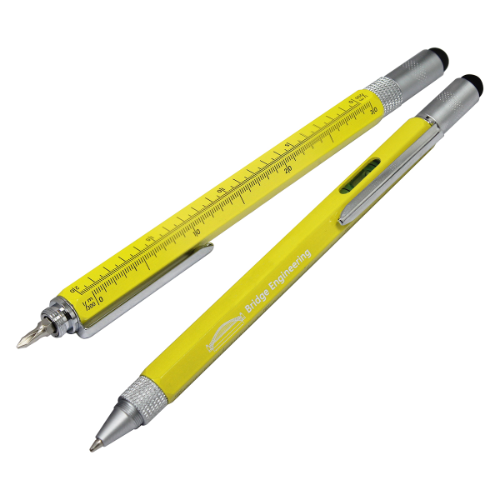 Yellow Multi-Function Ballpen with Stylus