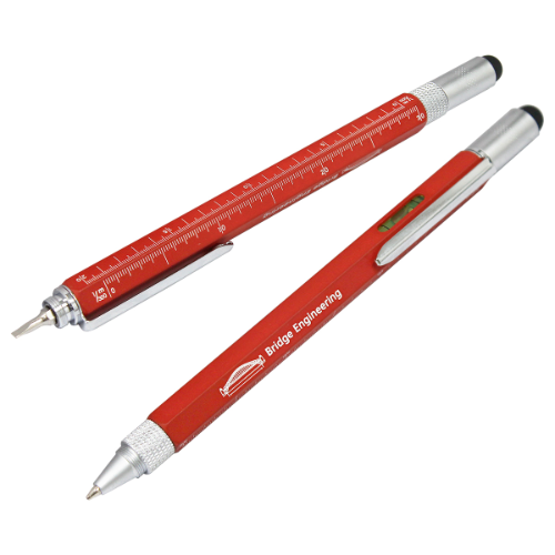 Red Multi-Function Ballpen