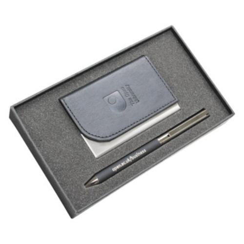 Norfolk Set - Business Card Case and Ballpen Gift Set