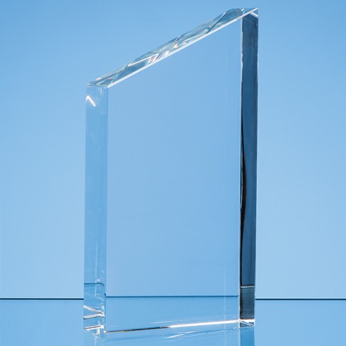 17.5cm Optical Crystal Diagonal Slope Award