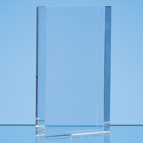 17cm x 10cm Optical Crystal Rectangle Award  H or V