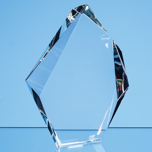 22.5cm Optical Crystal Facetted Ice Peak Award