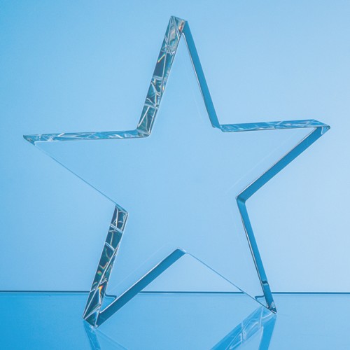 12.5cm Free Standing Optical Crystal Star Award