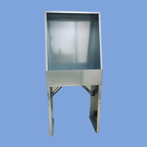 700mm Galvanised Steel Washout Booth with Drain