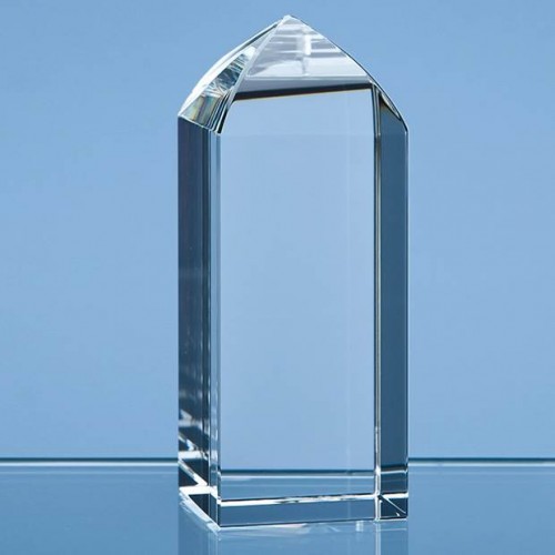 10cm Optical Crystal Mini Tower Rectangle