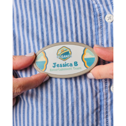 Always Recycled Select Name Badge - Oval