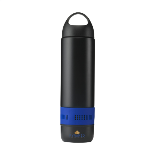 BottleBeatz Stainless Steel 2-in-1 Thermosflask Speaker Blue