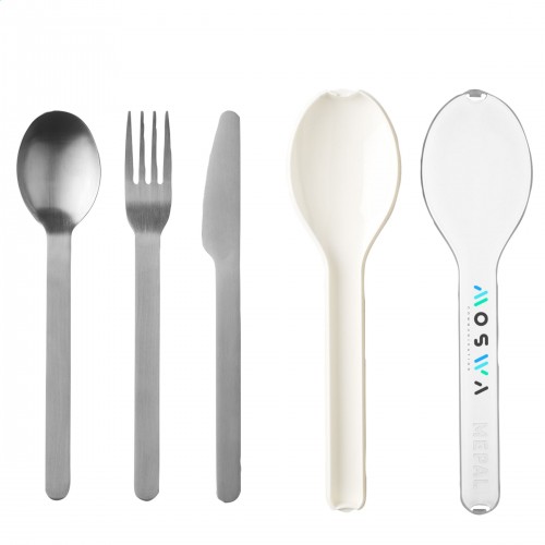 Mepal 3-piece Cutlery Set Ellipse White