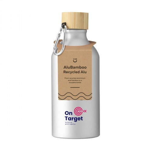 AluBamboo GRS Recycled Alu 500 ml water bottle