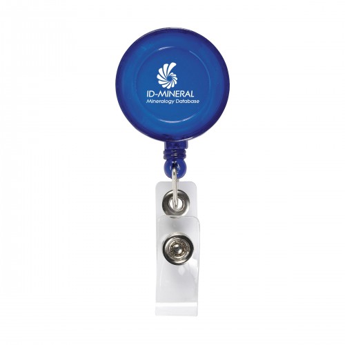 BadgeClip Badge Holder Transparent Blue