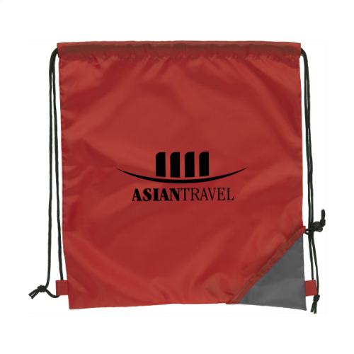 Foldable PromoBag 190T Backpack Red