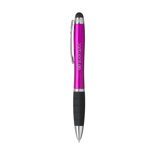 Light-Up Logo Touch Pen Pink