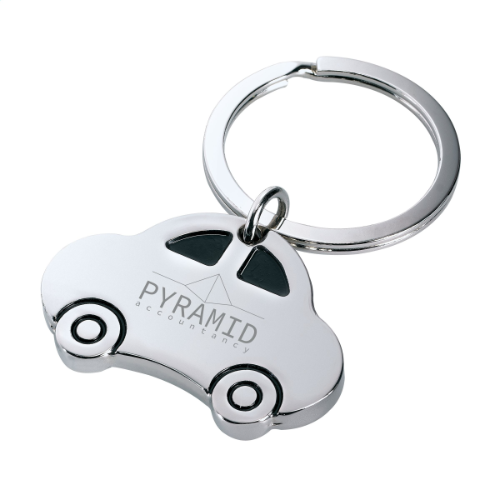 Cars Key Ring Silver